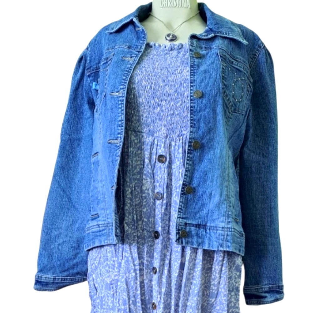 Blue Jean Jacket Relaxed Fit Timeless Style